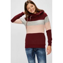 Only - Bluza. Brązowe bluzy damskie ONLY, s, z nadrukiem, z bawełny, bez rękawów, z kapturem. W wyprzedaży za 99,90 zł.