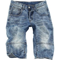 Forplay Denim Shorts Krótkie spodenki niebieski. Niebieskie spodenki i szorty męskie marki Forplay, bez wzorów, z denimu, krótkie. Za 164,90 zł.