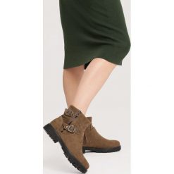 Khaki Botki No Filter. Brązowe botki damskie marki vices, za kostkę, bez obcasa, na obcasie, na zamek. Za 99,99 zł.