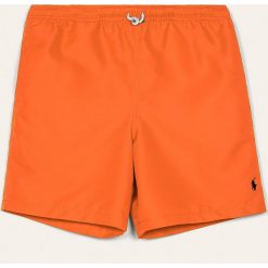 Polo Ralph Lauren - Szorty kąpielowe dziecięce 134-176 cm. Pomarańczowe spodenki chłopięce z poliesteru. Za 219,90 zł.