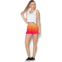 Colour Pleasure Spodnie damskie CP-020 71 malinowo-żółto-pomarańczowe r. XL-XXL. Brązowe spodnie sportowe damskie marki Colour pleasure, xl. Za 72,34 zł.