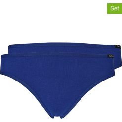 Figi (2 pary) w kolorze niebieskim. Niebieskie majtki dziewczęce Skiny Girls. W wyprzedaży za 32,95 zł.
