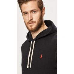 Polo Ralph Lauren - Bluza. Czarne bluzy męskie Polo Ralph Lauren, s, bez wzorów, z bawełny, z kapturem, bez rękawów, z kapturem. W wyprzedaży za 499,90 zł.