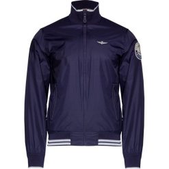 Kurtka AERONAUTICA MILITARE. Niebieskie płaszcze męskie Aeronautica Militare, z aplikacjami, sportowe, bez kaptura. Za 990,00 zł.
