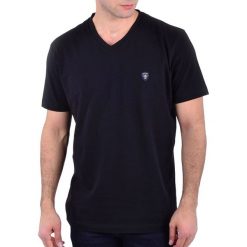 T-shirt w kolorze czarnym. Czarne t-shirty męskie GALVANNI, l, bez wzorów, bez kołnierzyka. W wyprzedaży za 59,95 zł.