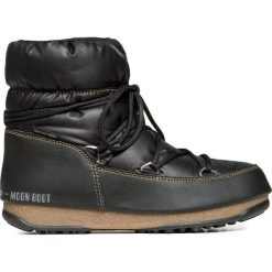 Buty MOON BOOT LOW NYLON WP Czarny. Czarne buty sportowe damskie marki Moon Boot, bez wzorów, ze skóry ekologicznej, klasyczne. W wyprzedaży za 392,00 zł.