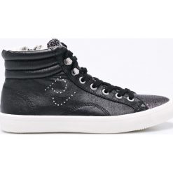 Pepe Jeans - Trampki. Czarne trampki i tenisówki damskie marki Pepe Jeans, z jeansu, na sznurówki. W wyprzedaży za 159,90 zł.