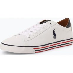 Polo Ralph Lauren - Tenisówki męskie, biały. Białe trampki męskie Polo Ralph Lauren, w paski, z paskami. Za 399,95 zł.