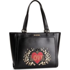 Torebka LOVE MOSCHINO - JC4106PP18LT0000 Nero. Czarne torebki klasyczne damskie Love Moschino, bez wzorów, ze skóry ekologicznej, klasyczne, bez dodatków. Za 1039,00 zł.