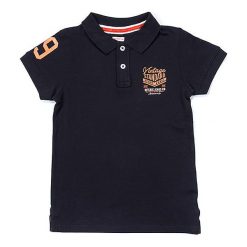 T-shirty chłopięce z krótkim rękawem: Koszulka polo w kolorze granatowym