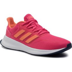 Buty adidas - Runfalcon K EE6934 Reapnk/Semcor/Dkblue. Różowe buty sportowe damskie Adidas, bez wzorów, ze skóry ekologicznej, sportowe, na fitness i siłownię. Za 169,00 zł.
