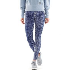 Spodnie damskie: Skins Spodnie sportowe damskie SPDF106 Allover niebieskie r. S