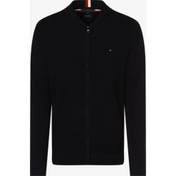 Tommy Hilfiger - Kardigan męski, niebieski. Niebieskie kardigany męskie TOMMY HILFIGER, xxl, bez wzorów, z bawełny. Za 579,95 zł.