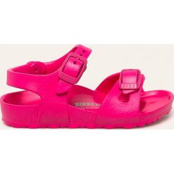 Birkenstock - Sandały dziecięce Rio. Różowe sandały dziewczęce Birkenstock, z gumy, bez zapięcia. Za 119,90 zł.