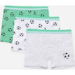 Bawełniane majtki boskerki 3 pack - Jasny szary. Szare majtki męskie Reserved, z bawełny. W wyprzedaży za 29,99 zł.