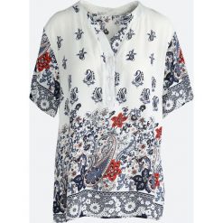 Biało-Niebieska Bluzka All Back. Niebieskie bez kategorii marki Born2be, xl. Za 29,99 zł.