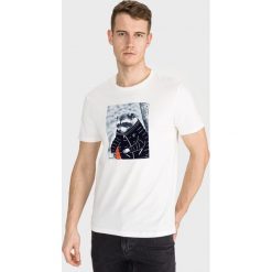 Jack & Jones Olle Koszulka Biały. Białe podkoszulki męskie Jack & Jones, xl, z nadrukiem, z bawełny, z krótkim rękawem. Za 78,95 zł.