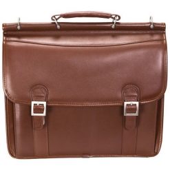 Skórzana Teczka Męska Mcklein Halsted 80334 na laptopa 15,4" Brązowa - Brązowy. Pomarańczowe aktówki męskie Mcklein, w paski, eleganckie. Za 832,02 zł.