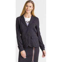 MARYNARKA EMPORIO ARMANI. Czarne marynarki damskie Emporio Armani, bez wzorów, z materiału. Za 565,00 zł.
