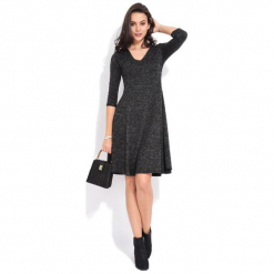Fille Du Couturier Sukienka Damska Emeraude 36 Czarny. Czarne długie sukienki Fille Du Couturier, z długim rękawem. Za 229,00 zł.