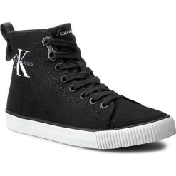Sneakersy CALVIN KLEIN JEANS - Dolores R3562 Black. Czarne półbuty damskie marki Calvin Klein Jeans, na co dzień, bez wzorów, z jeansu, bez obcasa, bez zapięcia. W wyprzedaży za 289,00 zł.