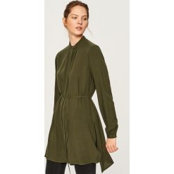 Tunika z paskiem - Khaki. Brązowe tuniki damskie Reserved. Za 99,99 zł.
