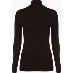Marie Lund - Sweter damski, brązowy. Brązowe swetry klasyczne damskie Marie Lund, l, prążkowane, z golfem. Za 149,95 zł.