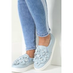 Trampki damskie slip on: Niebieskie Slip On Down Again