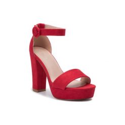 DEEZEE W17SS934-20. Brązowe sandały damskie DeeZee, z materiału. Za 119,99 zł.