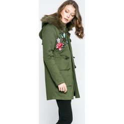 Review - Parka. Zielone kurtki damskie Review, s, bez wzorów, z bawełny, długie. W wyprzedaży za 159,90 zł.