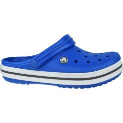 Crocs Crocband 11016-4JN 36/37 Niebieskie. Niebieskie klapki damskie Crocs, bez wzorów, z syntetyku, bez obcasa. W wyprzedaży za 149,99 zł.