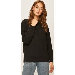 Answear - Bluza. Czarne bluzy damskie ANSWEAR, s, bez wzorów, z bawełny, bez rękawów, bez kaptura. W wyprzedaży za 74,90 zł.