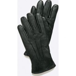 Jack & Jones - Rękawiczki skórzane. Czarne rękawiczki męskie Jack & Jones, z materiału. W wyprzedaży za 119,90 zł.