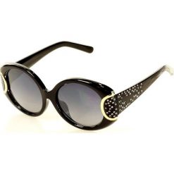 Ekstrawaganckie okulary przeciwsłoneczne mazzini super star czarny. Czarne okulary przeciwsłoneczne damskie LOOKS STYLE EYEWAER, eleganckie. W wyprzedaży za 59,90 zł.