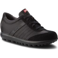 Sneakersy CAMPER - Pelotas Step 21814-008 Alelpado Negro/Munich Negro/Mi. Czarne półbuty damskie marki Camper, na co dzień, bez wzorów, ze skóry, bez obcasa, na płaskiej podeszwie, bez zapięcia. W wyprzedaży za 279,00 zł.