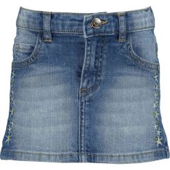 Blue Seven - Spódnica dziecięca 92-128 cm. Niebieskie spódniczki dziewczęce Blue Seven, na co dzień, z haftami, z elastanu, mini, proste. Za 99,90 zł.