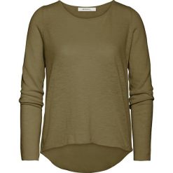 Swetry oversize damskie: Sweter w kolorze khaki