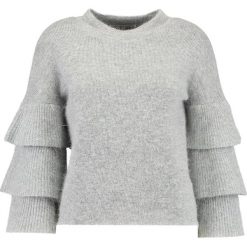 Swetry klasyczne damskie: Endless Rose RUFFLED TIERED JUMPER Sweter heather grey