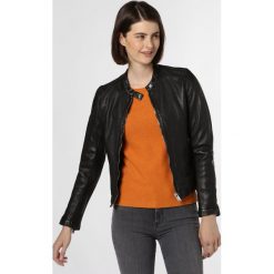 Rino & Pelle - Damska kurtka skórzana – Badia, czarny. Czarne kurtki damskie Rino & Pelle, bez wzorów, ze skóry, eleganckie, bez kaptura. Za 549,95 zł.