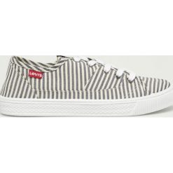 Levi's - Tenisówki Malibu S. Brązowe trampki i tenisówki damskie Levi's®, bez wzorów, z gumy, na sznurówki. W wyprzedaży za 149,90 zł.