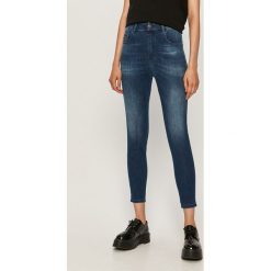 Diesel - Jeansy Slandy. Niebieskie jeansy damskie Diesel, z podwyższonym stanem. Za 749,90 zł.