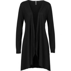 Shirt bez zapięcia bonprix czarny. Czarne żakiety damskie bonprix, bez wzorów. Za 74,99 zł.