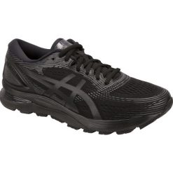 Asics Gel-Nimbus 21 1011A169-004 41,5 Czarne. Czarne buty sportowe męskie Asics, z syntetyku, bez zapięcia, do biegania. W wyprzedaży za 699,99 zł.