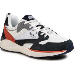 Sneakersy PEPE JEANS - Blake X73 PMS30596 Navy 595. Białe sneakersy męskie Pepe Jeans, bez zapięcia. W wyprzedaży za 339,00 zł.