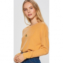 Lekki sweter - Żółty. Żółte swetry klasyczne damskie Cropp, l. Za 49,99 zł.