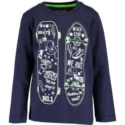 Blue Seven - Longsleeve dziecięcy 92-128 cm. Niebieskie t-shirty chłopięce Blue Seven, z nadrukiem, z bawełny, z długim rękawem. Za 49,90 zł.