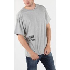 Diesel T-Wallace-Rb Koszulka Szary. Szare podkoszulki męskie Diesel, m, z haftami, z bawełny, z krótkim rękawem. Za 231,95 zł.