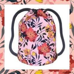 PINK FLOWERS dwustronny plecak SACK IT!. Różowe plecaki męskie Pakamera, bez wzorów. Za 175,00 zł.