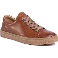 Sneakersy KRISBUT - 5249-5-9 Brąz. Pomarańczowe sneakersy męskie Krisbut, bez zapięcia. Za 279,00 zł.