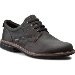 Półbuty ECCO - Turn 51017451052 Black/Black. Czarne półbuty męskie ecco, na co dzień, bez wzorów, ze skóry, eleganckie, na sznurówki. W wyprzedaży za 419,00 zł.